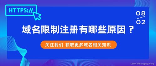 域名限制注册有哪些原因